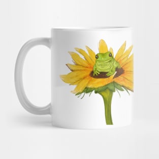 Sunflower Frog Mug